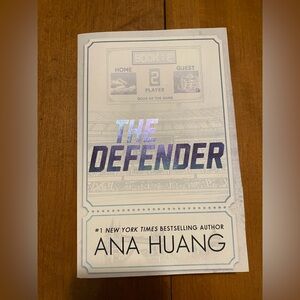The Defender - White and Silver Hardcover Book